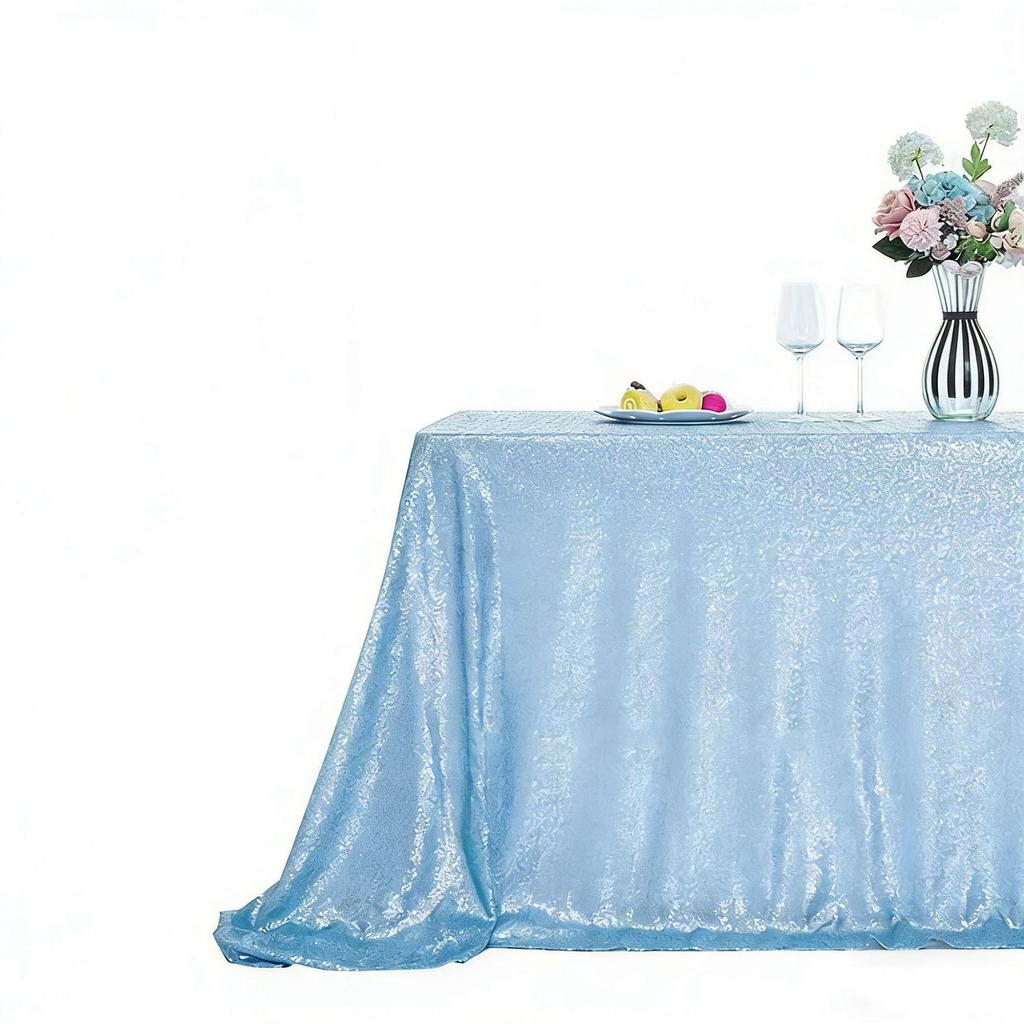 Sequined Tablecloth for Weddings, Banquets, and Parties - Rectangular Large Decoration
