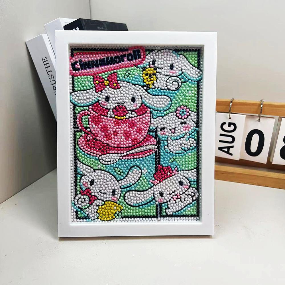 17 * 22Cm Cartoon Diamond Painting Children'S Puzzle Handmade Diy Year Of The Horse Living Room Sticker Decorative Painting