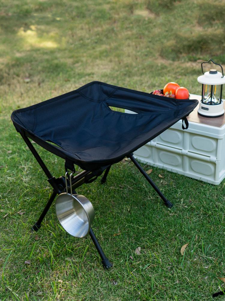 Ultra-Light Outdoor Folding Chair for Camping, Fishing, Sketching - Portable Aluminum Stool
