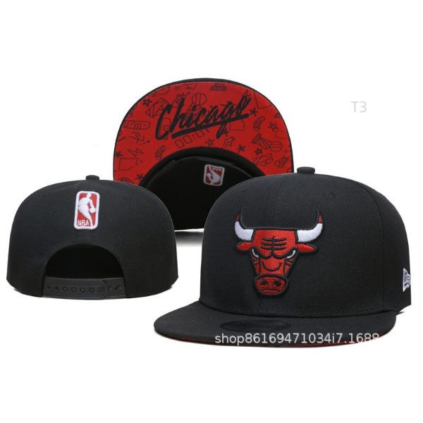 Source Baseball Cap Basketball League Bull Hat Street American Retro Embroidery Flat Edge Bull Head Casual Hat