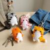 Handmade Hand Cat Keychain Handwoven Yarn Kitty Bag Charm Crochet Kitten Keyring  Backpack Decor