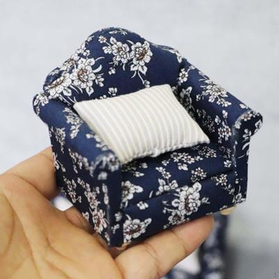 1/12 Dollhouse Miniature Sofa Decoration Accessories for Decor