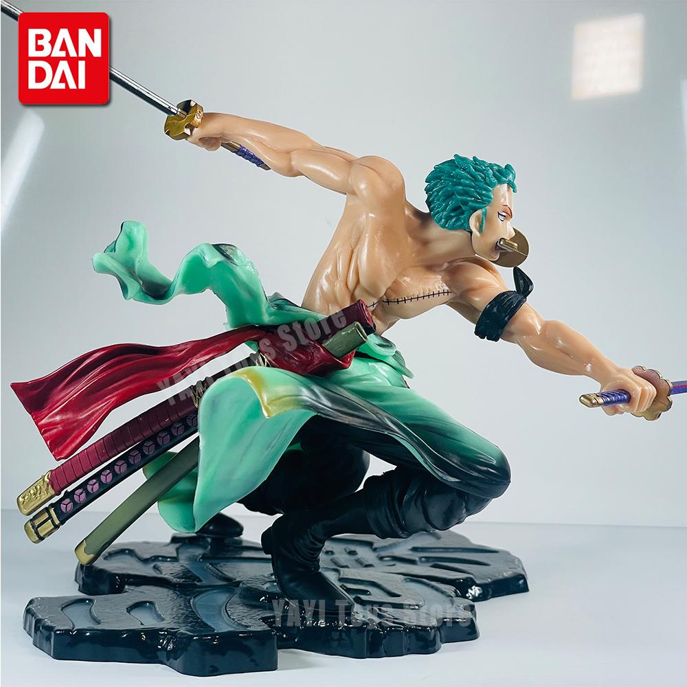 One Piece 10cm Anime Figure GK Roronoa Zoro Three-blade Sa-maximum Manga Anime Statue Action Figure Collection Model Kid Toy