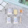1:12 Dollhouse Miniature Flour Salt Bags Eggbeater Rolling Pin Model Accessories