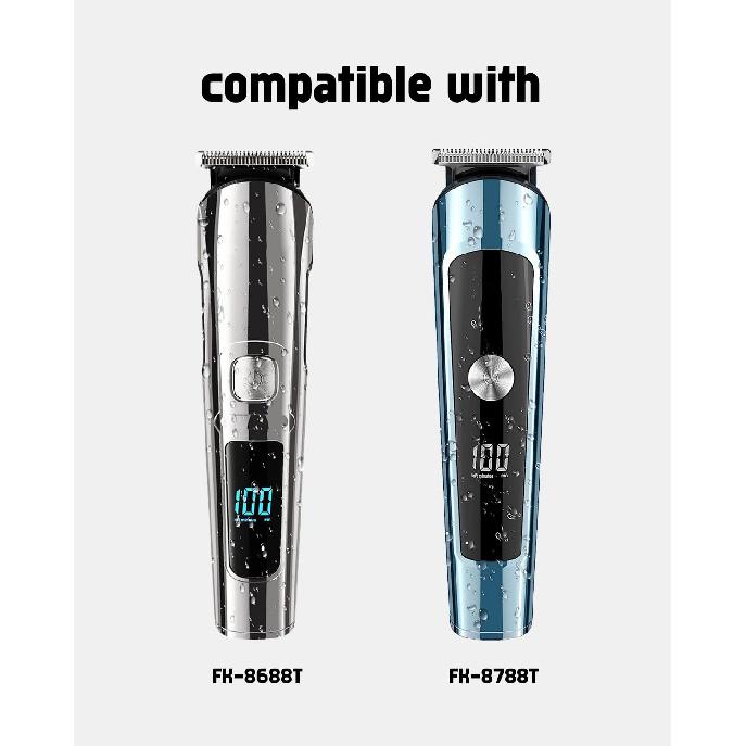 uijino USB Charging Cable Compatible with Brightup Beard Trimmer, 5V Charger for Brightup Hair Clippers FK-8688T FK-8788T IPX7 Waterproof Electric
