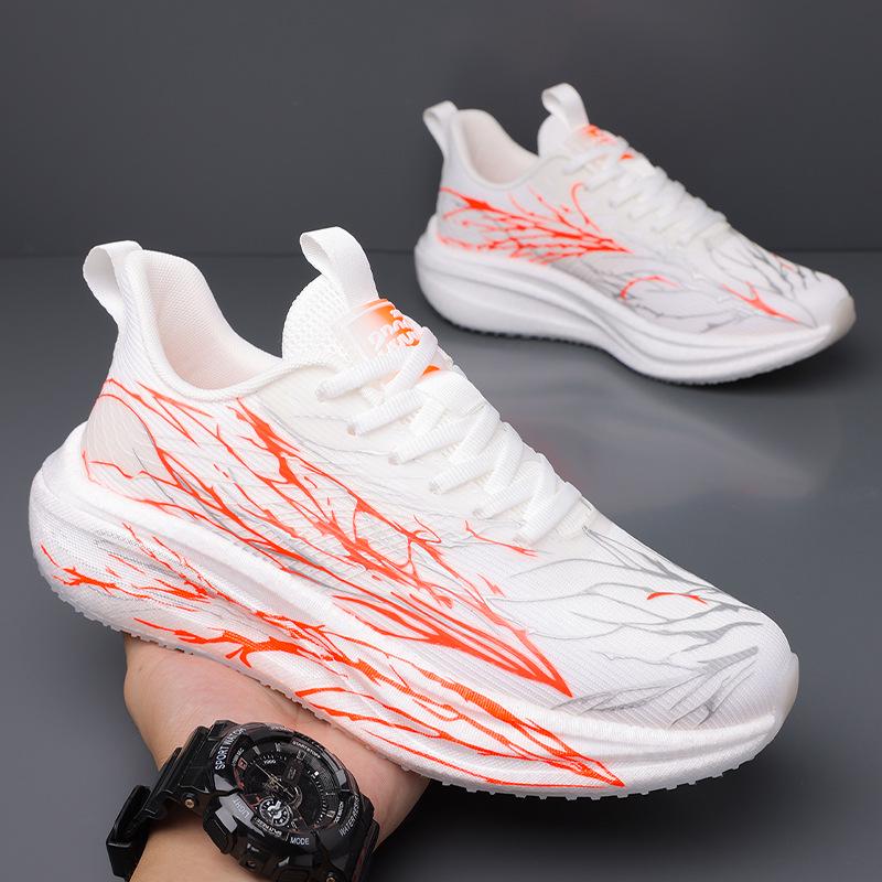 Men's Plus Size Ultra-Light Breathable Running Shoes - Non-Slip, Soft Sole, Shock Absorption for Autumn Travel