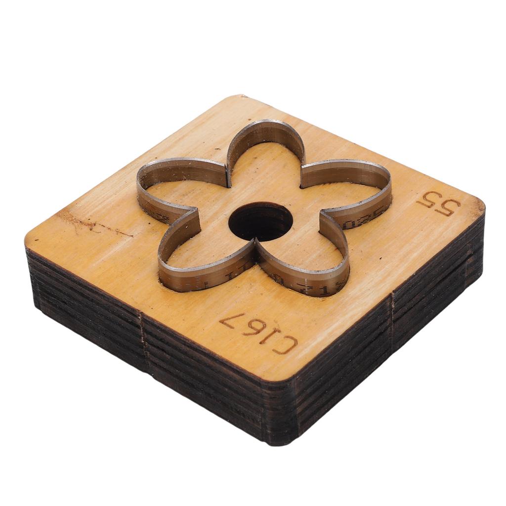 Matriță de tăiat piele în formă de floare Metal Artizanat din piele Artă pe hârtie Cutter Matriță de perforat Instrument de meșteșugărit