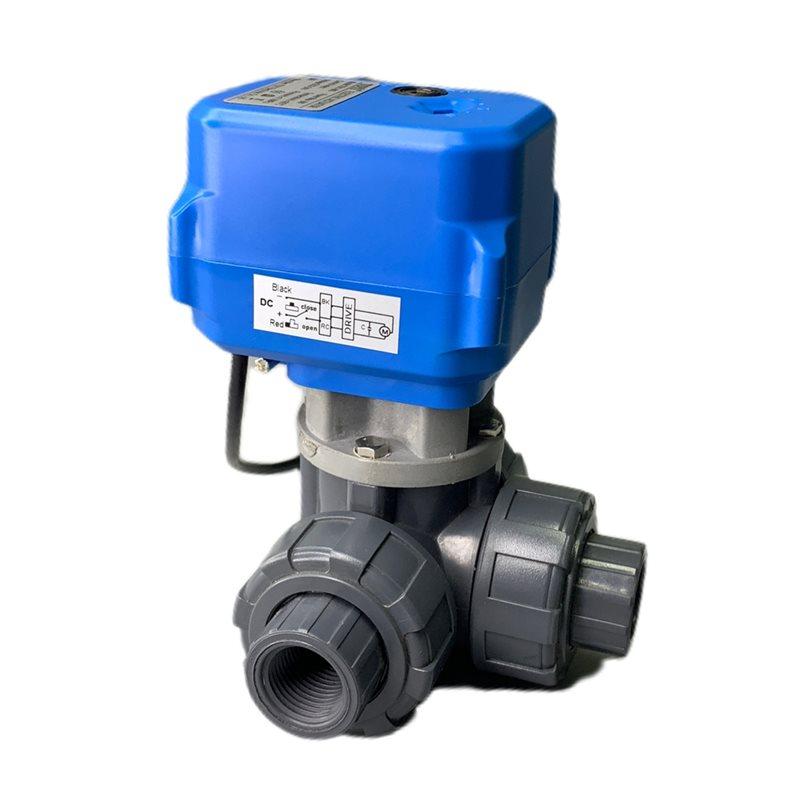 TM0 Series For UPVC/PVC Ball Valve Electric Actuator, Gear Motor, 3-Way DC9-36V, OEM General Electric Control Valve