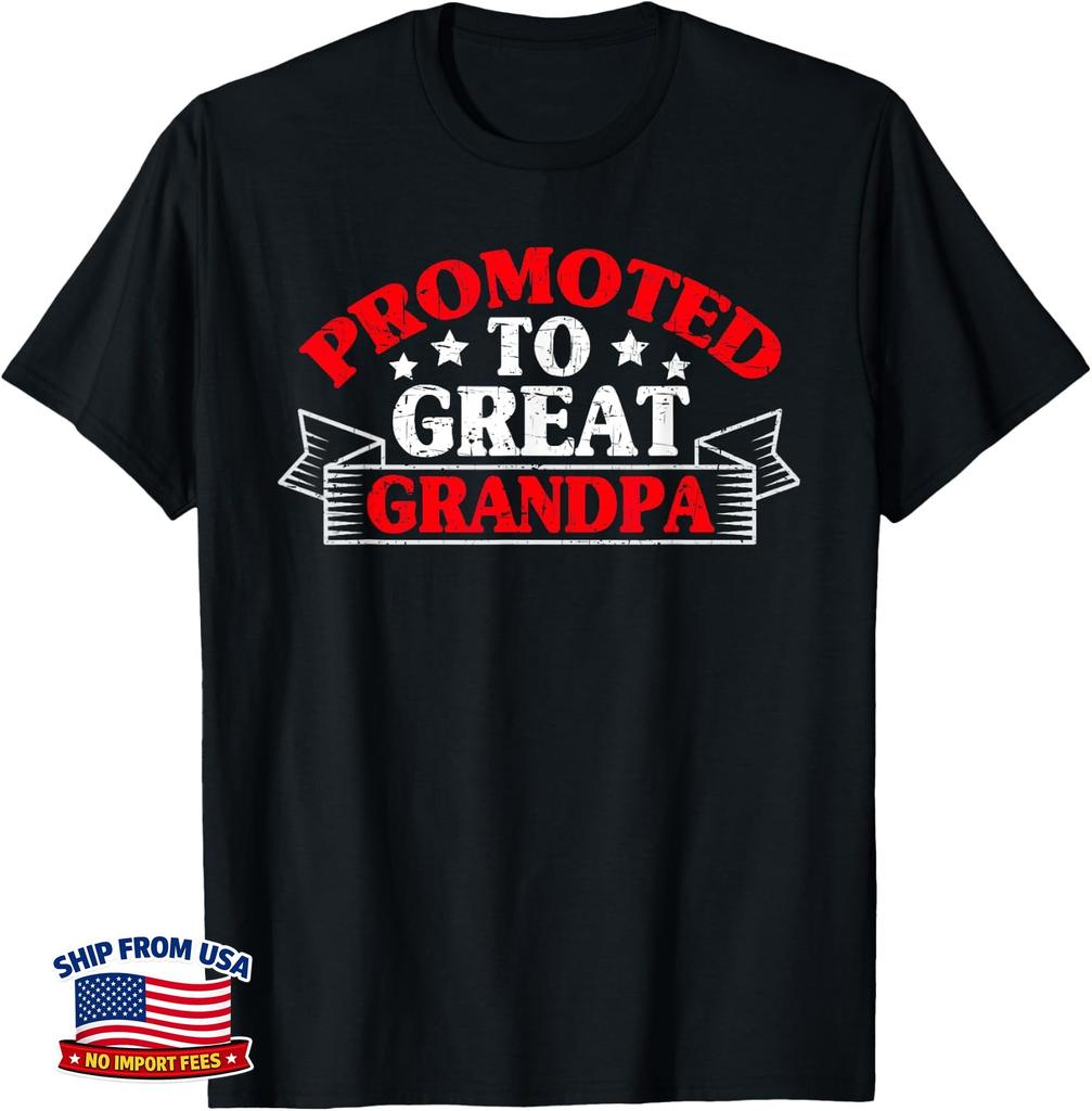 Promoted To Great Grandpa Baby Shower Gender Reveal Unisex T-Shirt