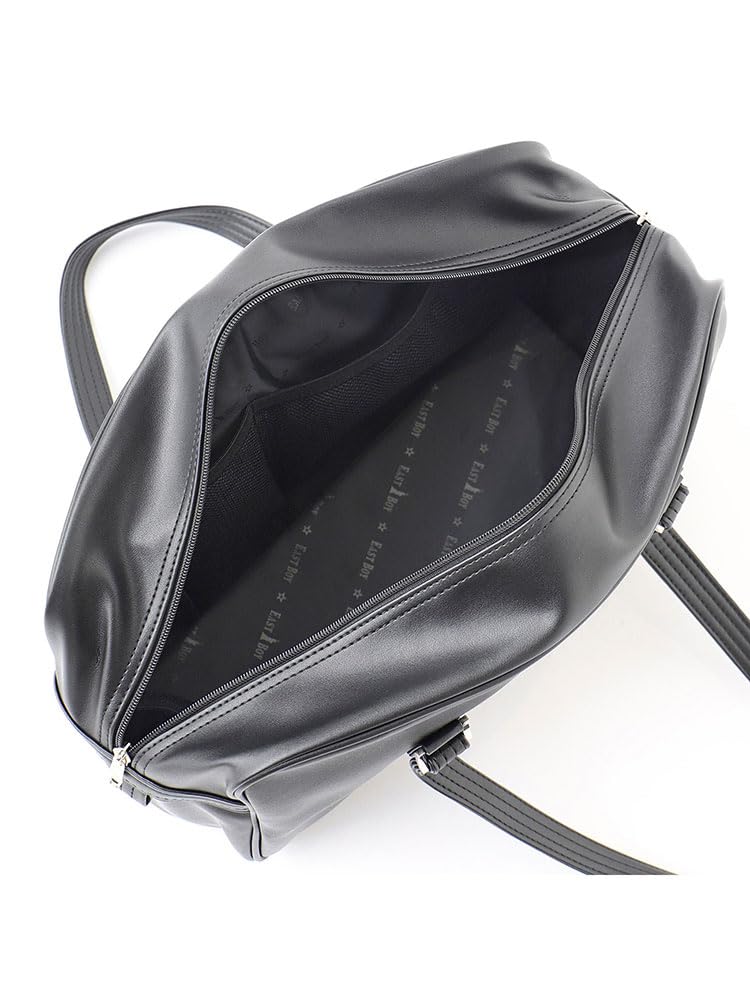 School Synthetic Leather Bag Black X Black F [Eastboy] Bag, (Single Layer), 5209300, Women's, (940),