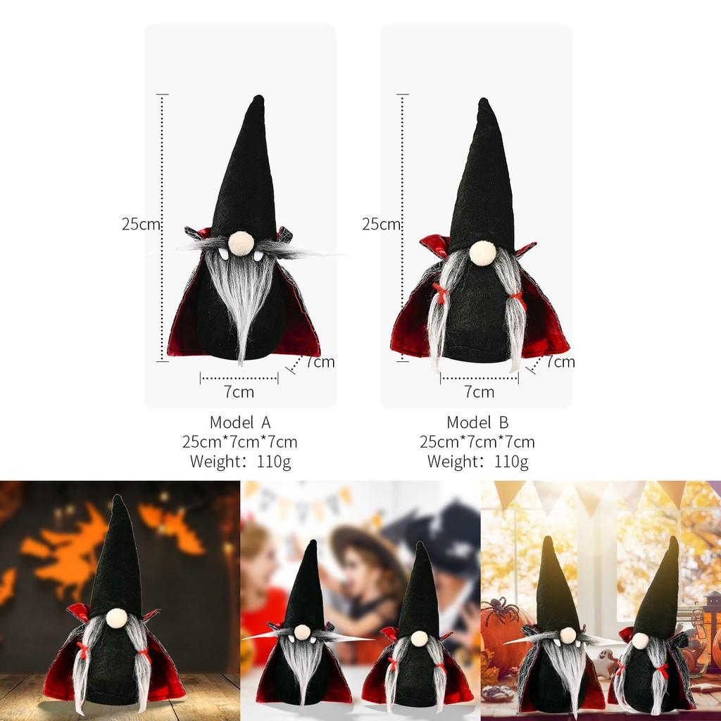 Vampire Festive Halloween Rudolph Doll Ideal For Creative Decoration And Seasonal Arrangements Gnome