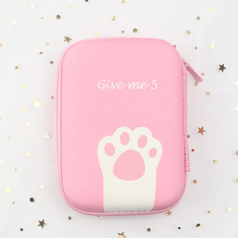 Cartoon Cute Portable Storage Bag for Cables and Chargers, Customizable with Logo