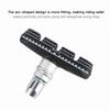 1 Pair 55mm Folding Bike Brake Pads With Nuts Rubber V-Brake Rubber Blocks Black Easy Installation Bike Brake Blocks