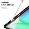 DUX DUCIS Clear Case for Samsung Tab S10 FE Plus/S9 Ultra/S6 Lite, Detachable Cover with Snap-On, S Pen Holder, Auto Wake/Sleep
