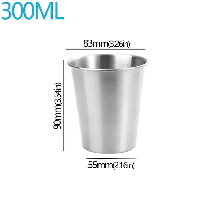 Nordic Ins Simple Metal Stainless Steel Gold Plated Brewery Cup Copper Titanium Gold High Quality Cup Steel Friends For Camping