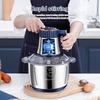 1PACK Electric Meat Grinder Stainless Steel Noodle Machine, Food Processor for Shredded Meat, Vegetables and Fruits, 500 Watts, American Plug