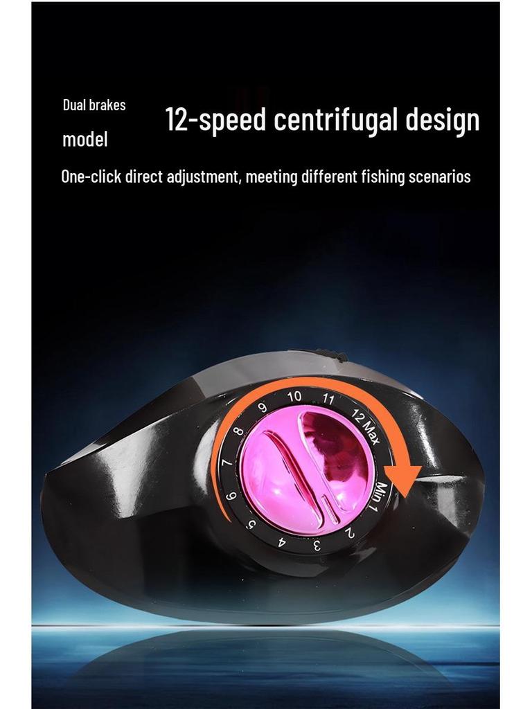 All-Metal Baitcasting Micro Lure Reel: Long Cast, Anti-Backlash, Ceramic Guide, Metal Handle.