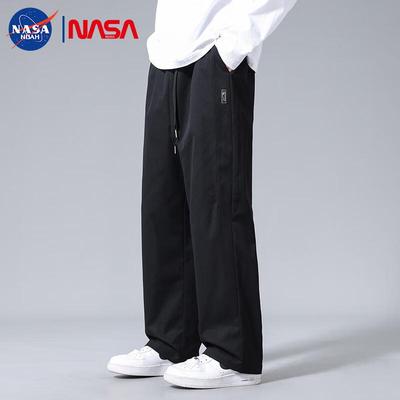 NASA NOAH Men's Loose Straight-Leg Casual Cargo Pants