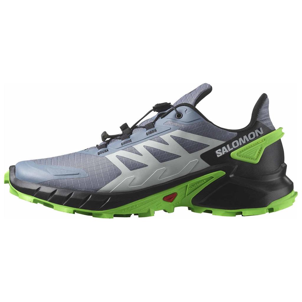 Salomon Supercross 4 Rebound Cushioning Durable Low-Top Running Shoes Men Running Shoes Black Gray Blue 473158