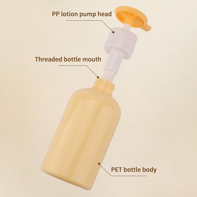 300Ml Empty Plastic Pump Lotion Shampoo Bottle High-End Cosmetics Refillable Bottles Bathroom Storage Box