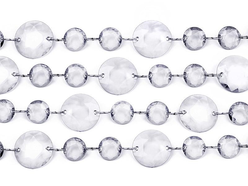 Crystal Garland 100 , Transparent, 1 Piece
