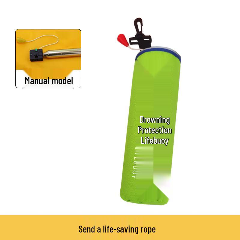 Car Emergency Inflatable Lifebuoy with Window Breaker One Size