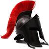 Black Spartan Helmet 300 Movie King Leonidas Replica Steel Armor Cosplay LARP Wearable Helmet