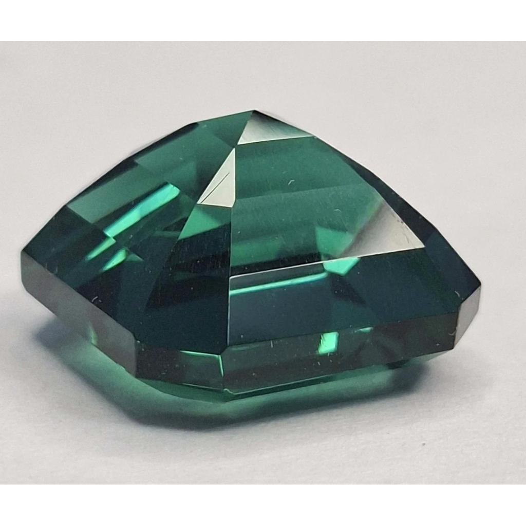 Dark Green Tsavorite Natural 13-15 Ct Asscher Cut Beautiful Certified Gemstone