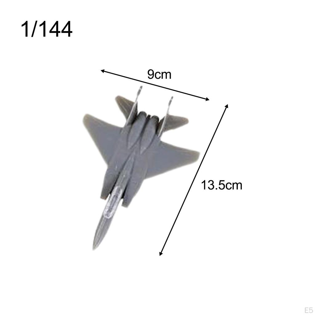1/144 4D Assembled Fighter Airplane Models Jigsaw Toys, Plane Kits Aircraft Toys Educational