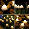 Solar Cute Mushroom Lights with 8 modes of LED Fairy Lights String Outdoor Waterproof Lawn Lights for Garden Decoration Lamp