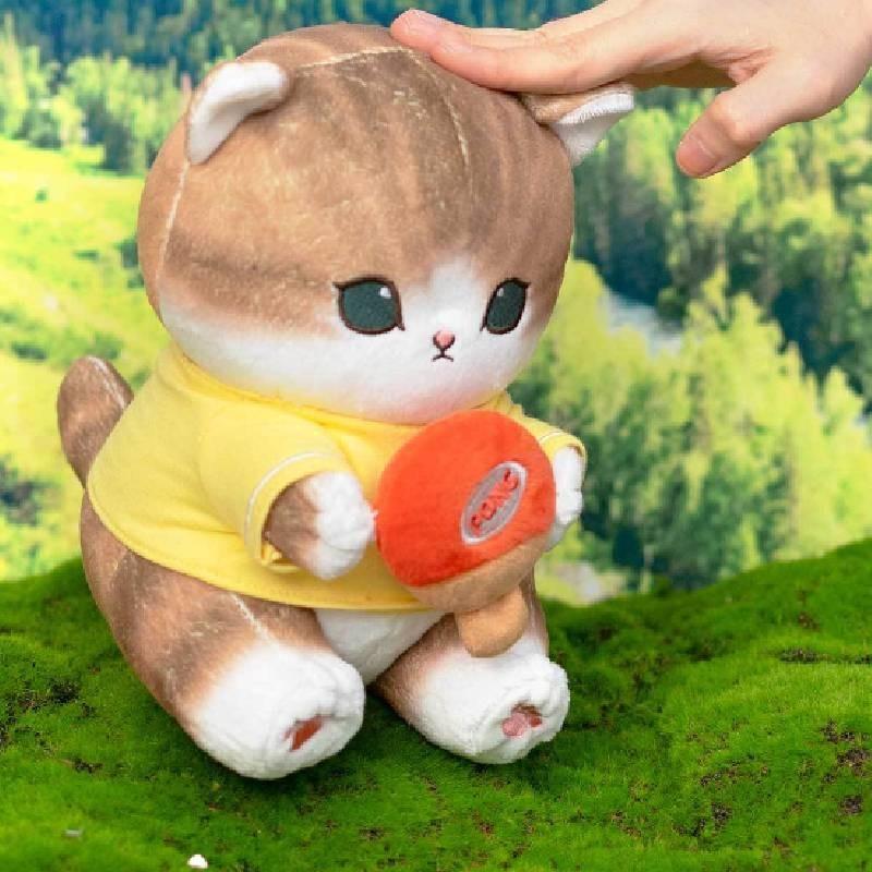 Adorable Mofusand Cat Funsandy Shark Plush Toy For Kids Soft Cartoon Cuddly Doll