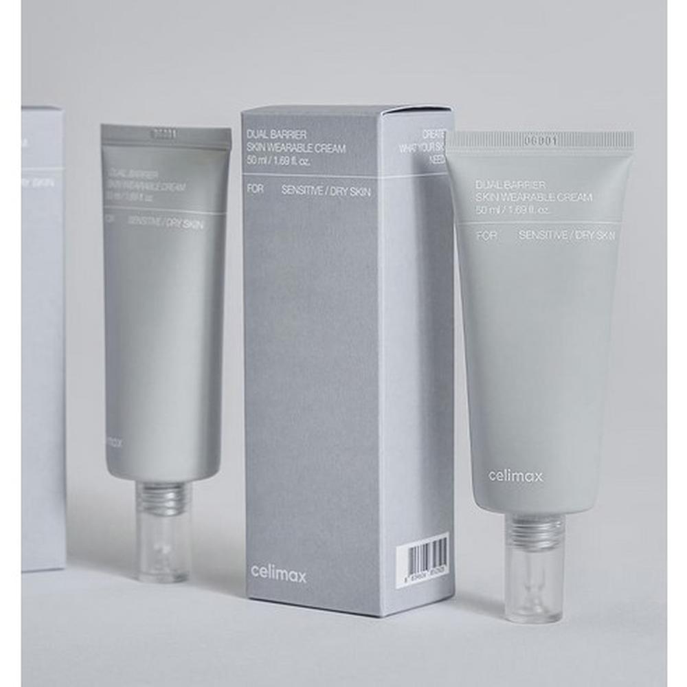 CELIMAX Dual Barrier Skin Wearable Cream 50ml – Barrier Strengthening, Moisture Care, Korean
