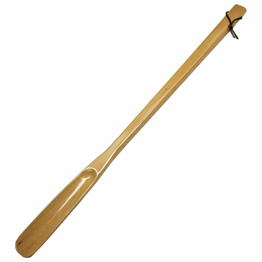 Kondo Natural Beech Horizontal Specifications Shoehorn, Wooden, Stylish, Wood, Wood, Long, 64cm, Hanging, Stable, Loop,
