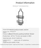 Non-Drill Bathroom Shower Rack Organizer for Toiletries