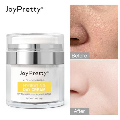 JoyPretty Moisturizing Face Cream Vitamin E Anti-Dryness Whitening Nourishing Sunscreen SPF15 Facial Glowing Health Skin Care
