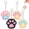 Speelgoed Nieuwigheid Kattenpoot Clicker Fidget Sleutelhanger Stress Angstverlichting Decompressie Cadeaus Kantoor Reizen Tijdverdrijf Gadgets