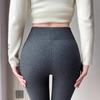 Lamb's Wool High-waisted Extra-thick Bottoms Women's Outer Wear Fall and Winter Padded and Thickened Large Size Elastic Thin Warm Cotton Pants