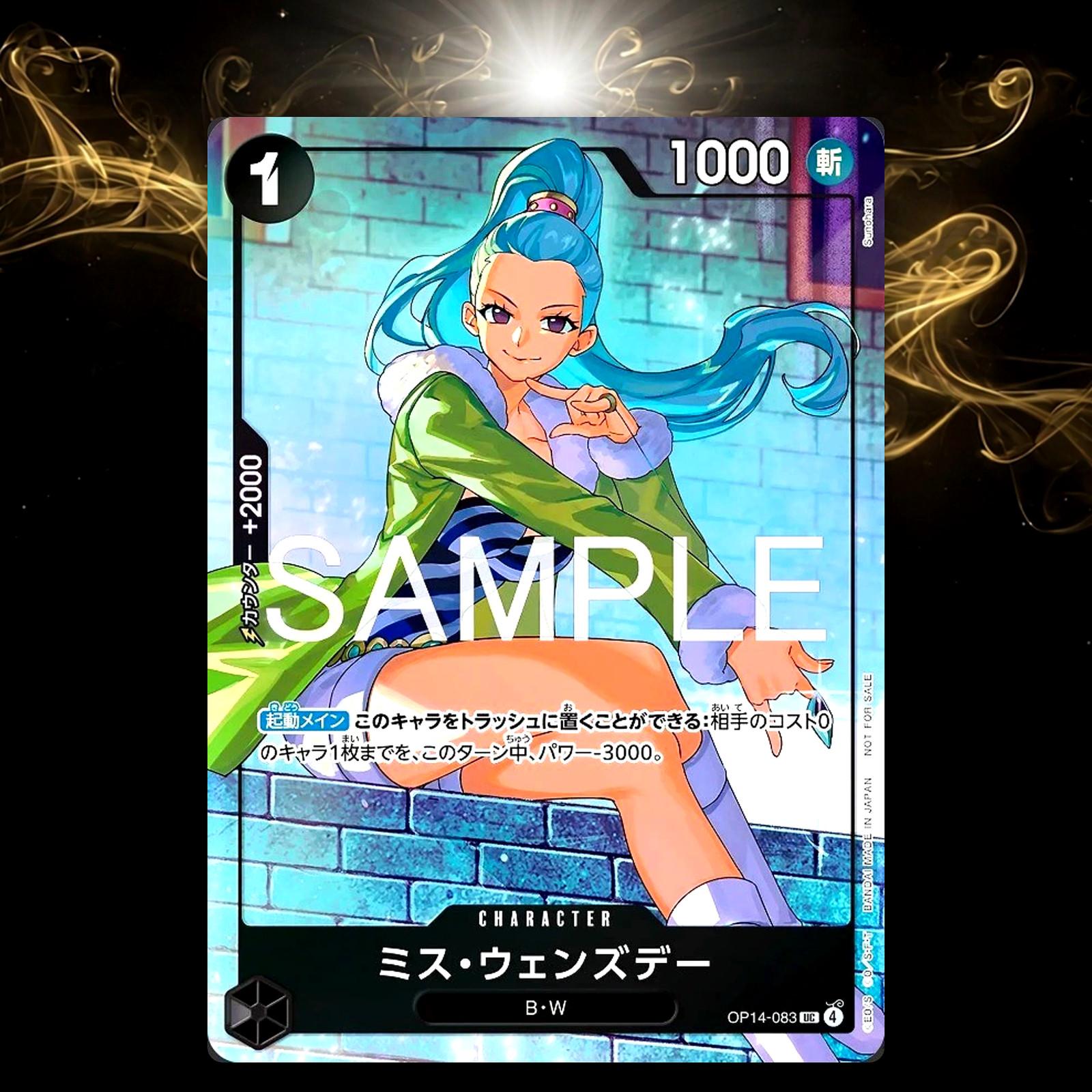 One Piece Miss Wednesday OP14-083 Promotion Pack EX Vol.4 Japanese Card