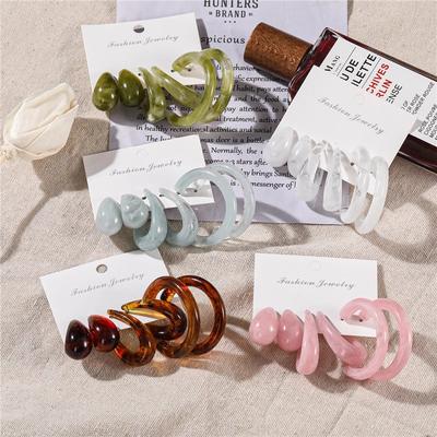 Pendientes de gota de agua con flores de cristal en 3 colores, colgante de Color dorado para mujer, regalos de joyería para fiesta y aniversario