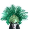 Popular Feathered Hairband Festival Costume Props Headband Samba Headdress Carnivals Party Celebration Props Headpiece