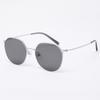 Aloeyewear [Air Titanium] AL2501 1111G Air Titanium Panto Silver Sunglasses
