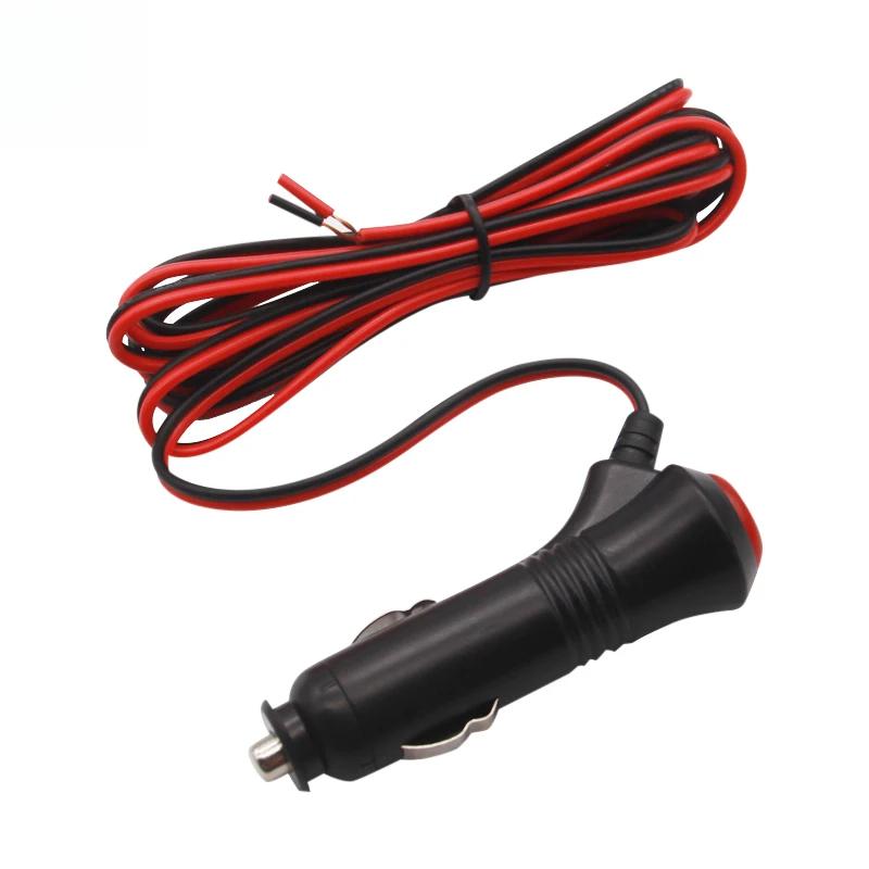 12V 24V Male Auto Car Motorcycle Socket Plug Connector On Off Switch 1m/3m Universal Connector Switch