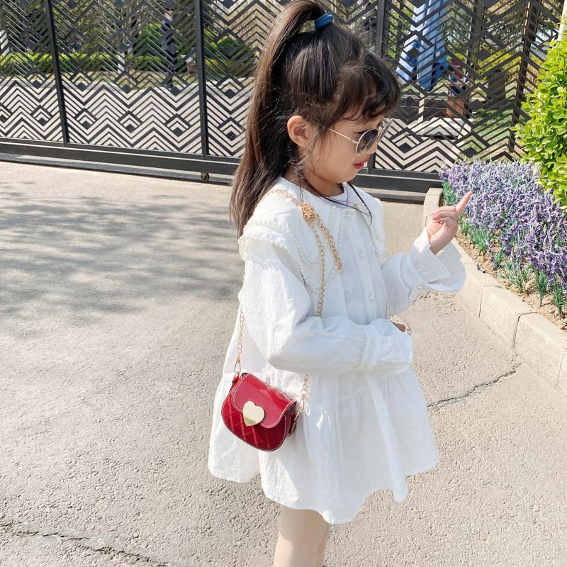 Trendy Korean Children's Shoulder Bag Fashionable Mini Crossbody Bag In Soft Pu Leather