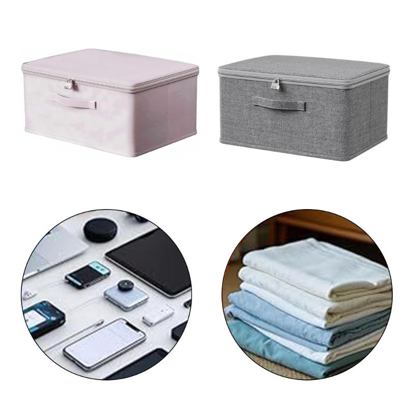 Sturdy Fabric Adult Toy Organizers With Locking Systems Large Capacity for Discreet Home Storage