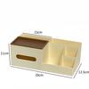 Ins Desktop Storage Box Organizer Student Office Desk Stationery Sundries Versatile Sorting Box Tissue Box Cosmetic Storage Rack