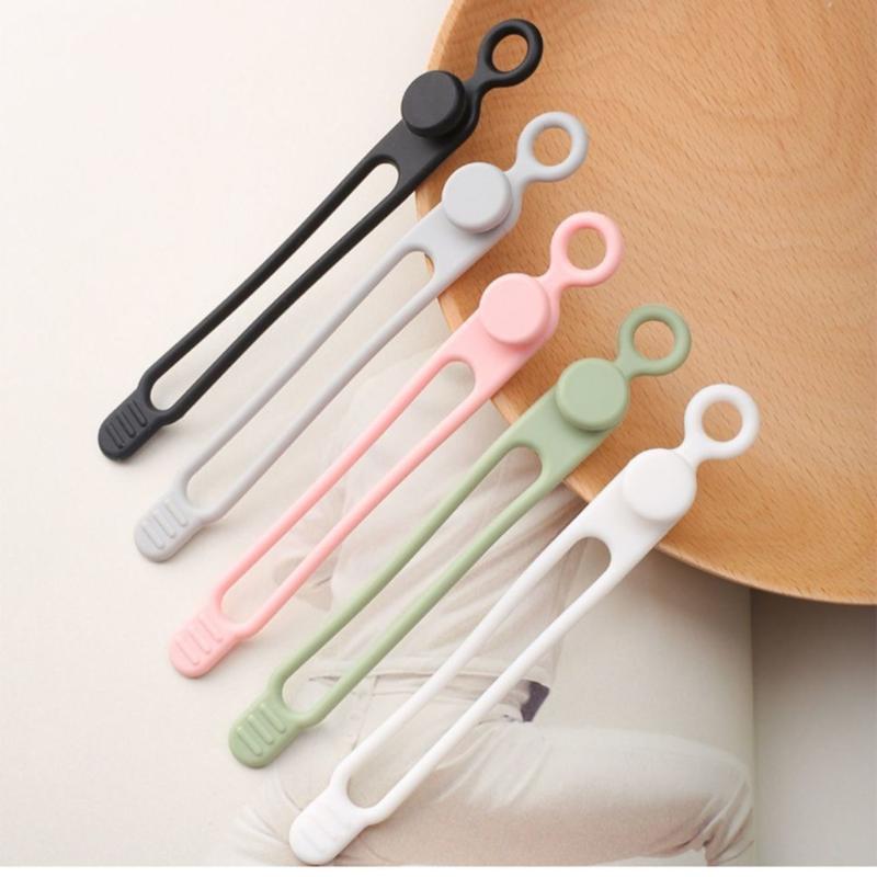 Silicone Cable Ties,Cord Organizer,Cable Straps,Reusable Cord Ties,Travel Cable Organizer ,Cute Elastic Tie, Wire Ties