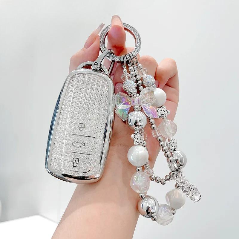 Diamond Tpu For Chery Tiggo 8 Pro Tiggo 8Plus New 5 Plus 7Pro Chery Tiggo 7 Pro Max Omoda 5 C5 Modod Car Key Case Cover Fob Bag