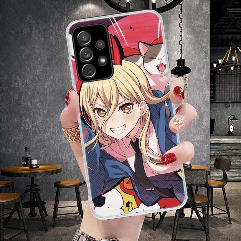 C-Chainsaw Mans Power Soft Phone Case For Samsung Galaxy A13 A14 A15 A16 A17 A53 A54 A55 A56 A57 A33 A34 A35 A36 A37 A23 A24 A25