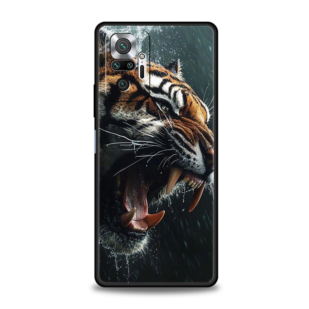 Tigre Wolf Lion Animal Phone Case For Xiaomi Redmi Note 14 13 12 5G 9S 9 10 11 Pro Plus 9T 14C 13C 12C 10C 9C 9A Soft Cover