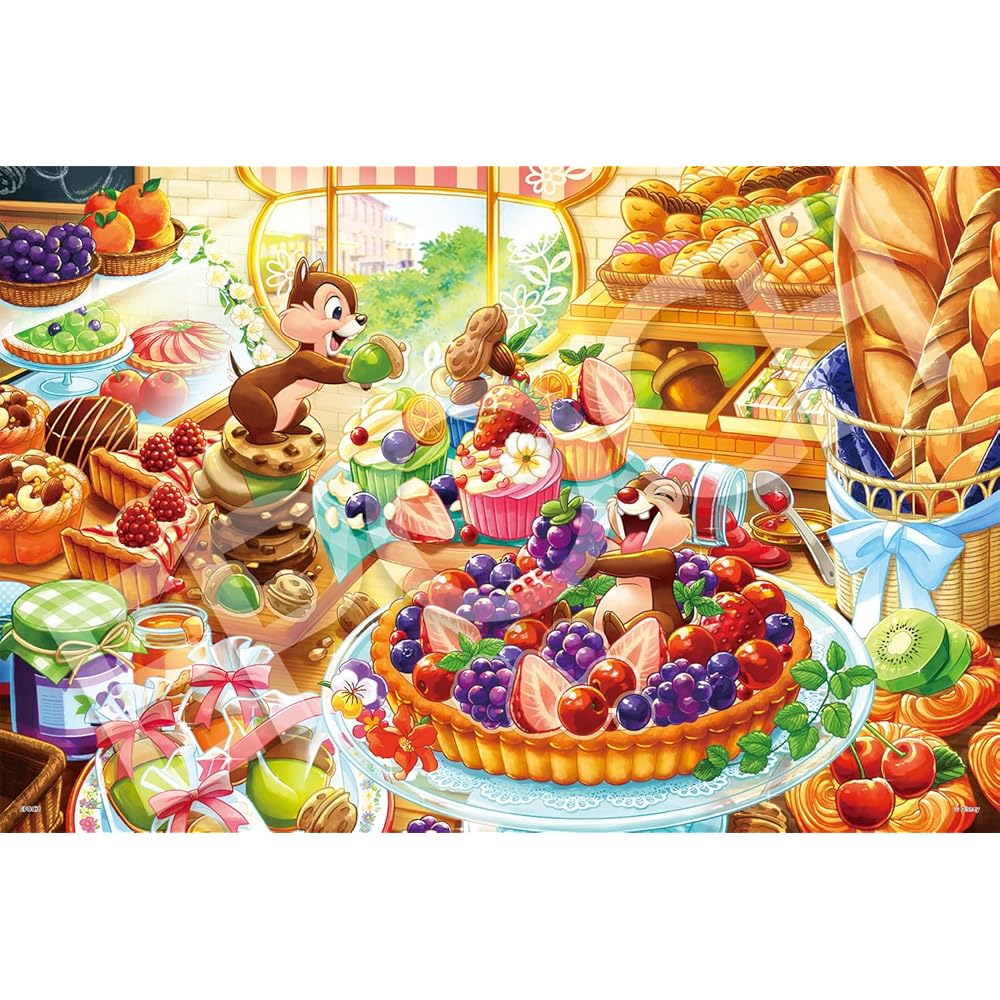 

EPOCH Disney Chip n Dale Jigsaw Puzzle 1000 Pieces 50x75cm with Stickers and Spatula